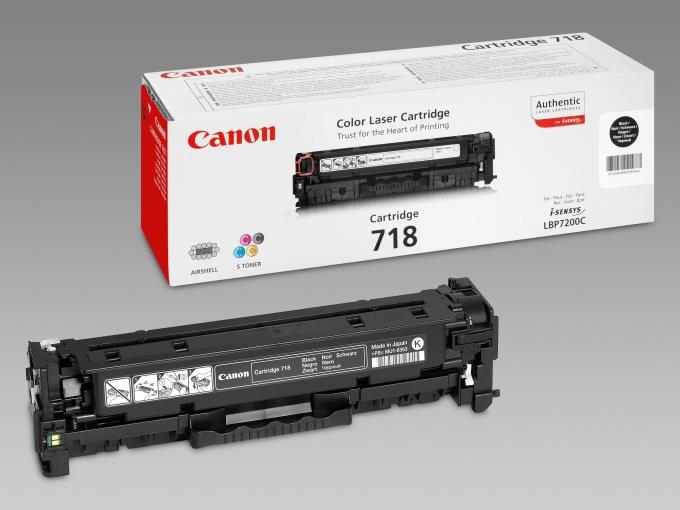 879733 Canon 2662B002 Toner CANON 718BK 3.4K sort 